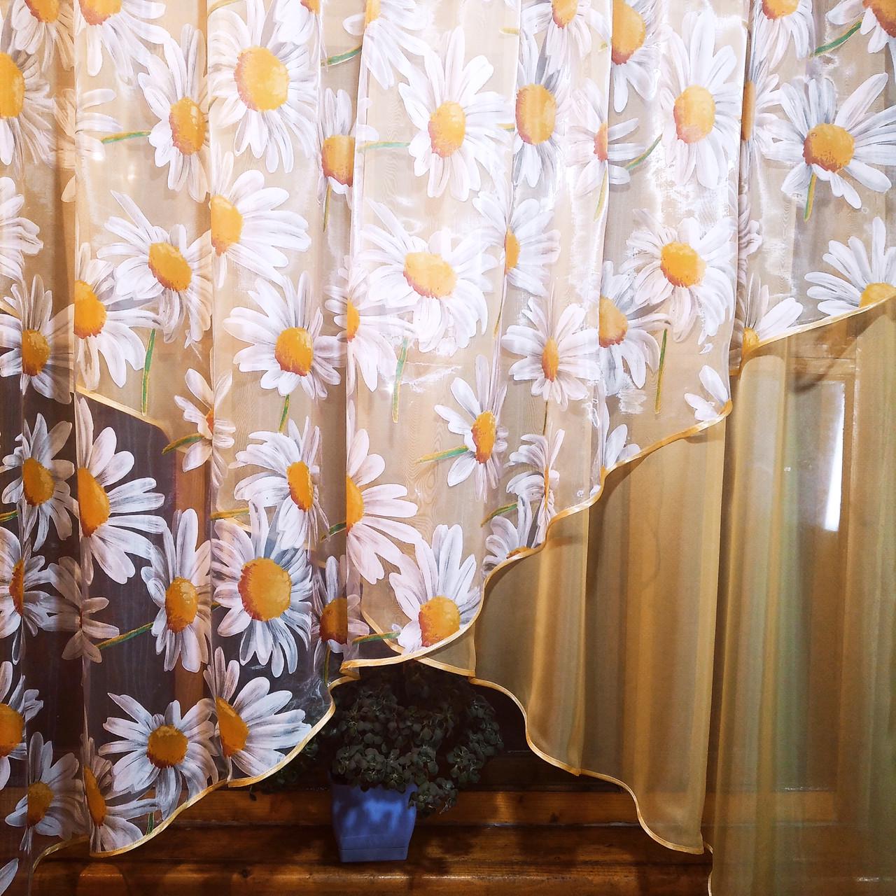 Штори Стелла Пісочний/Ромашка (1099168820) - фото 5