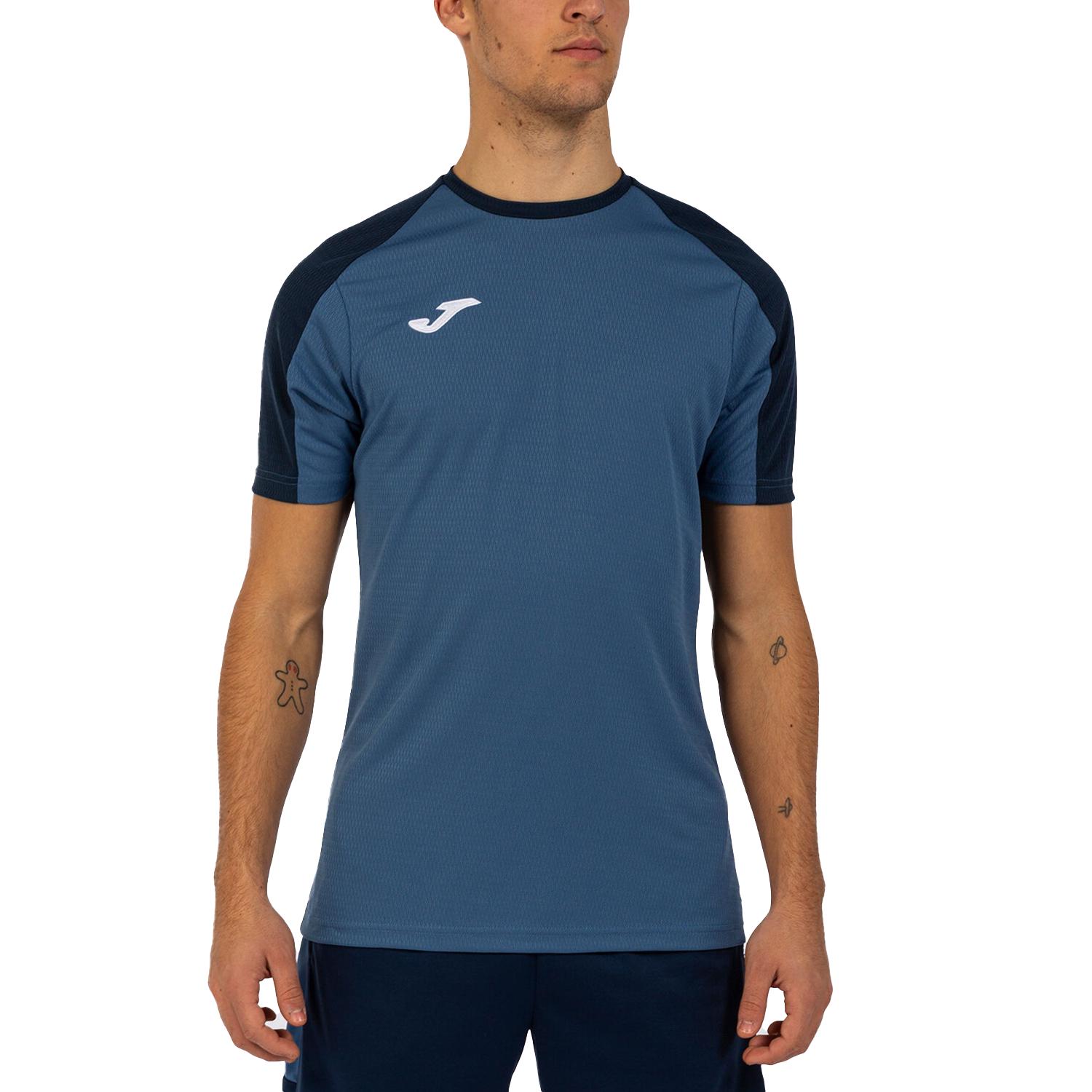 Футболка Joma 102748.773 Eco Championship Short Sleeve T-Shirt M Blue/Navy (8445456358435)