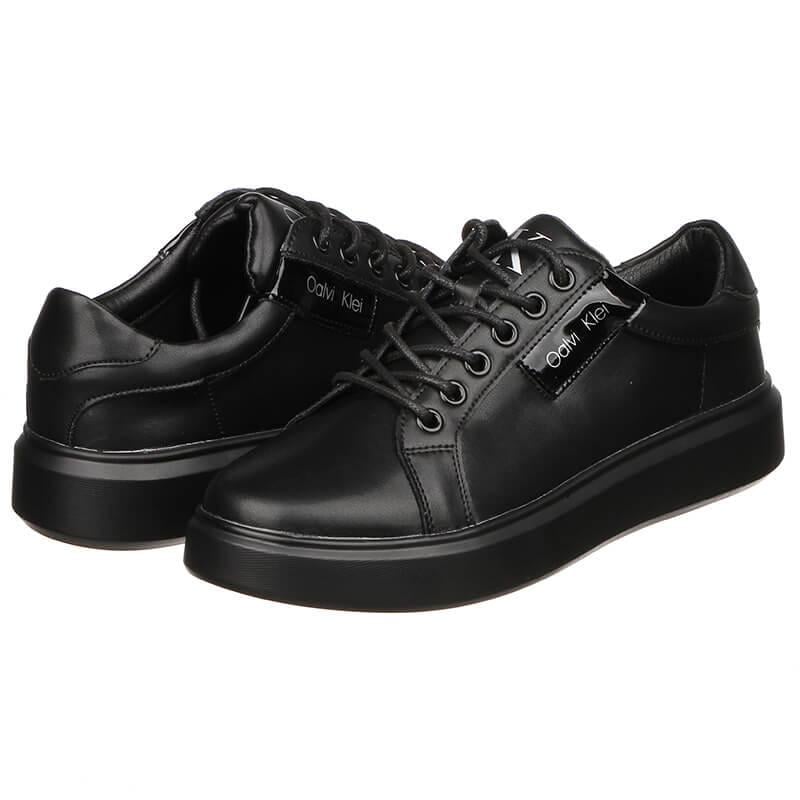 Кроссовки женские Hengji 77-5 кожа р. 37 Черный (20013)