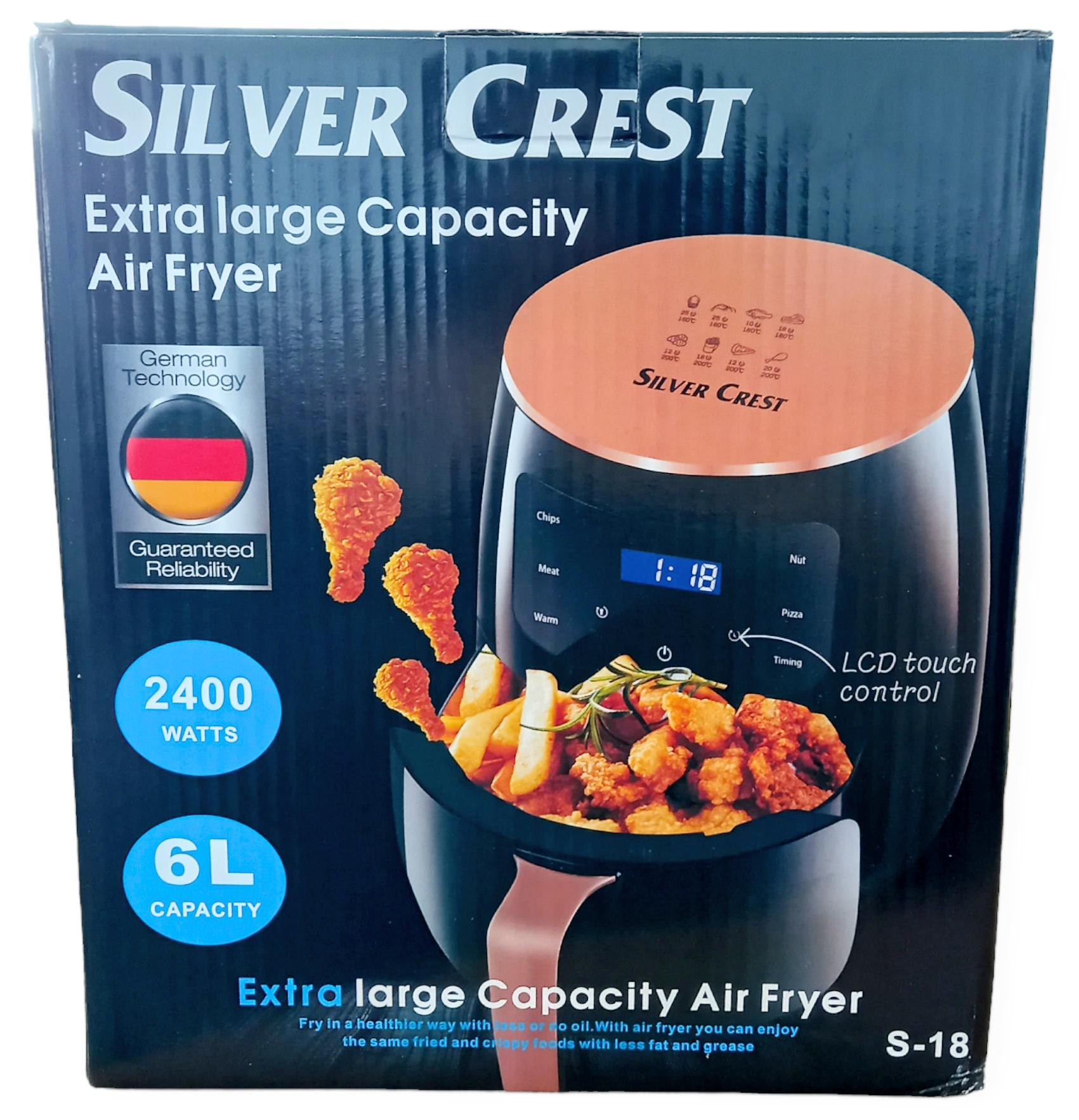 Аэрогриль-фритюрница Silver Crest S-18 сенсорная на 6 л 2400 W - фото 6