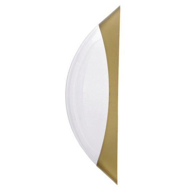 Светильник настенно-потолочный ERKA 1205 D.i.-GB с датчиком движения овальный IP20 Золотой/Белый (27550467)