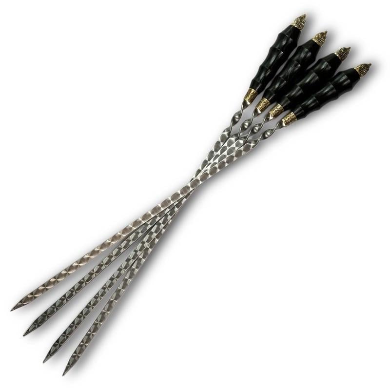 Шампуры с деревянной рукояткой Gorillas BBQ Орел 4 шт. (SKK66)