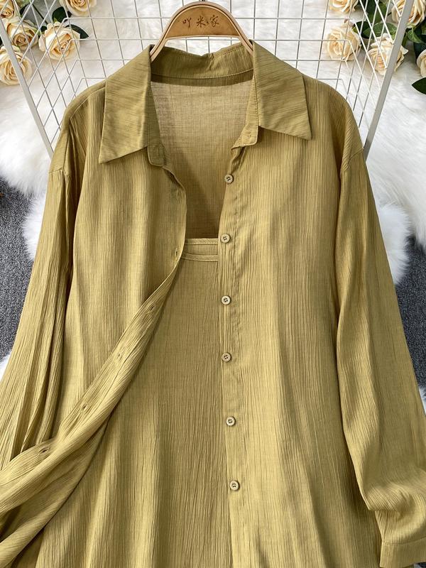 Костюм-двойка женский летнее платье и рубашка L (GF-15) - фото 7