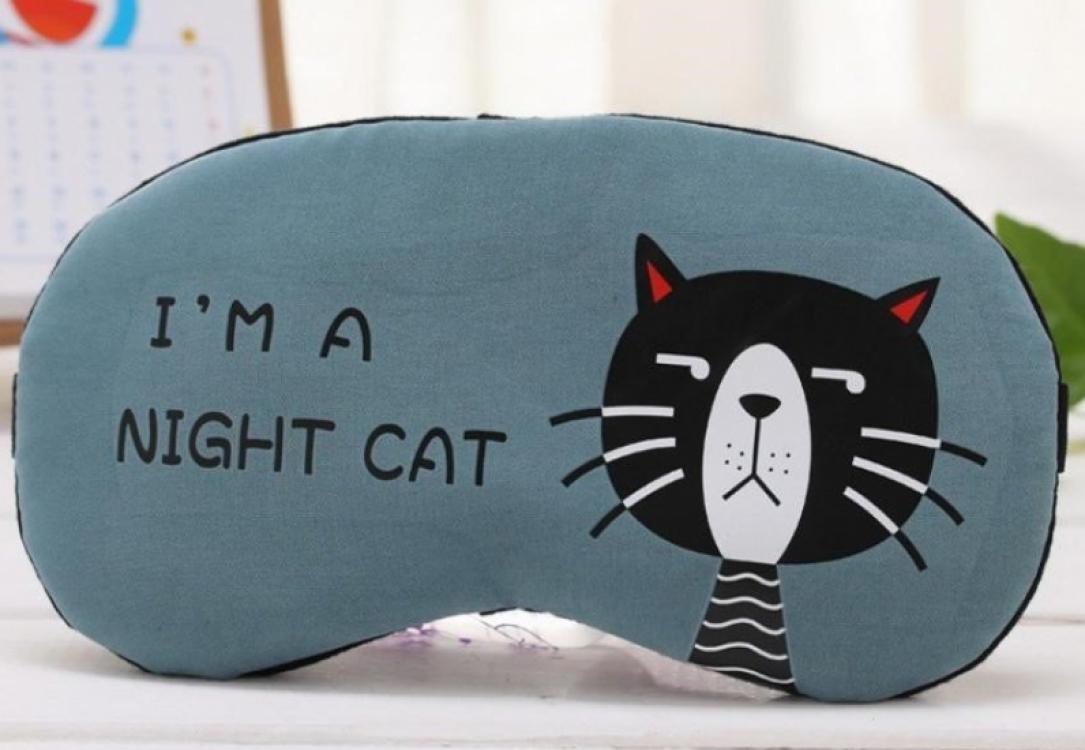 Маска для сна Night cat Blue Маска для сна Night cat Blue