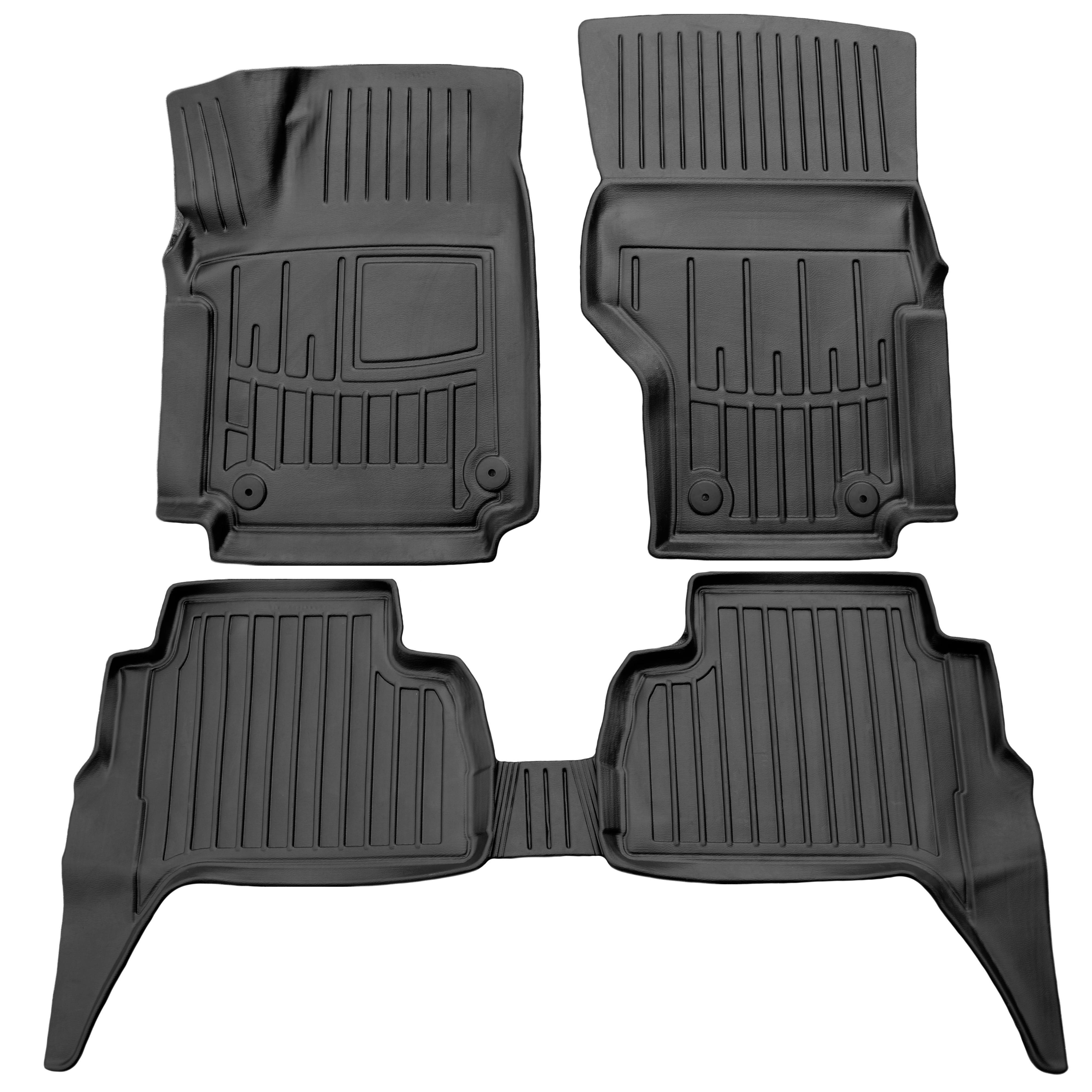 Коврики Stingray 3D для Volkswagen Amarok 2010-2022 рр. полиуретан 5 шт. Черный (158660)