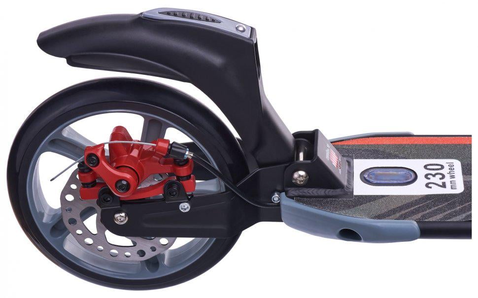 Самокат двухколесный Maraton Dynamic с амортизаторами и подногой Черный - фото 2 Самокат двухколесный Maraton Dynamic с амортизаторами и подногой Черный - фото 2