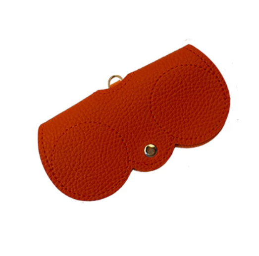 Тримач футляр для окулярів м'який для окулярів із якісної екошкіри Жовтогарячий (KG-11834) - фото 2 Тримач футляр для окулярів м'який для окулярів із якісної екошкіри Жовтогарячий (KG-11834) - фото 2