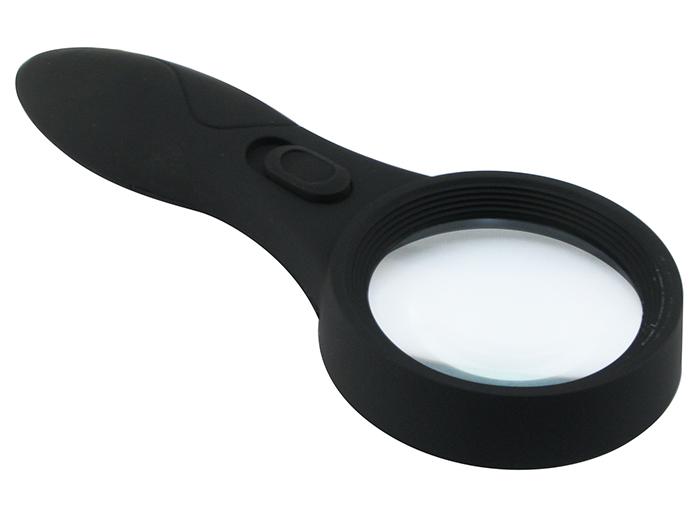 Лупа ручная TH600559 с подсветкой (23814)