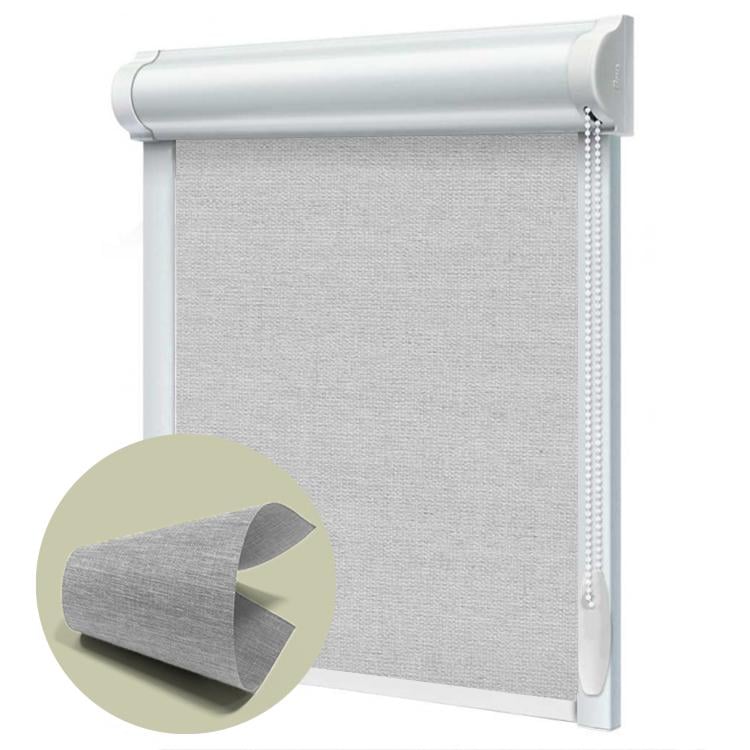 Рулонная штора Wenster Меланж 732 52,5х160 см закрытого типа П-образная Серый (АБ1114119564)