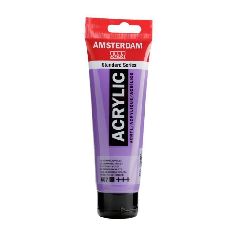 Акриловая краска Amsterdam Royal Talens 120 мл 507 Ультрамарин фиолетовый (Az1-8712079268183)
