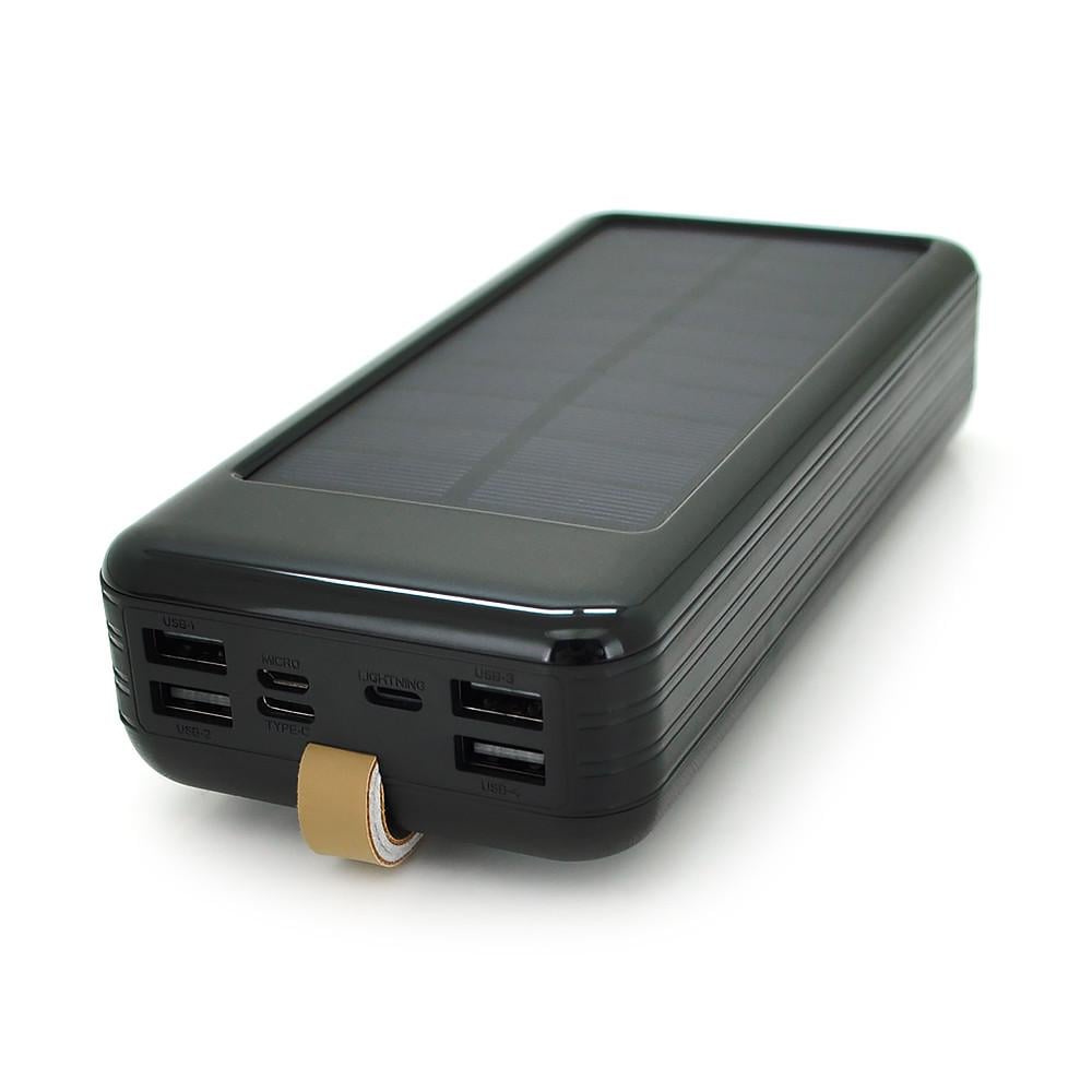 Повербанк 60000 mAh Solar KKD-6W 5V/2,1A Black (DR012279)