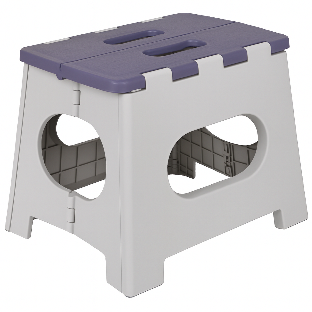 Стул-подставка складной R35100-M 36х31 см Серый с фиолетовым