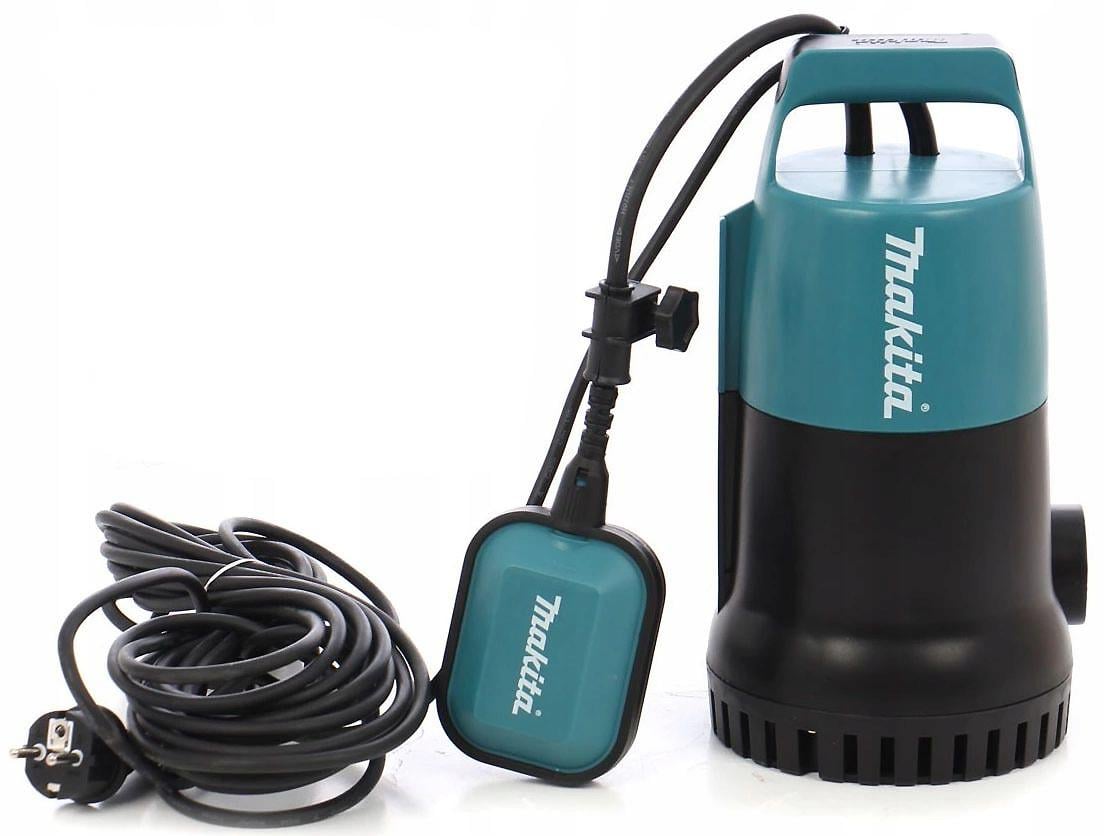 Погружной насос Makita PF0300 (0.3 кВт, 140 л/мин) с надежным электродвигателем (4457)