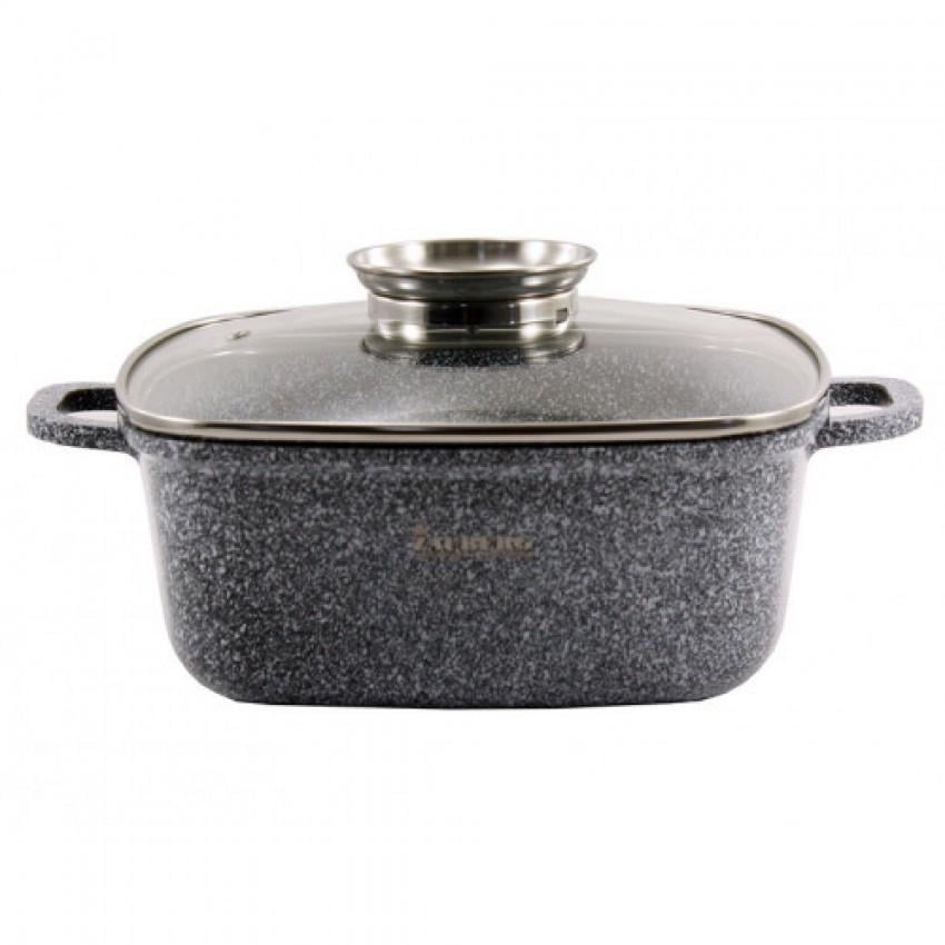 Кастрюля с мраморным покрытием Zauberg ZB-1224 4,4 л (1668864994) - фото 1 Кастрюля с мраморным покрытием Zauberg ZB-1224 4,4 л (1668864994) - фото 1