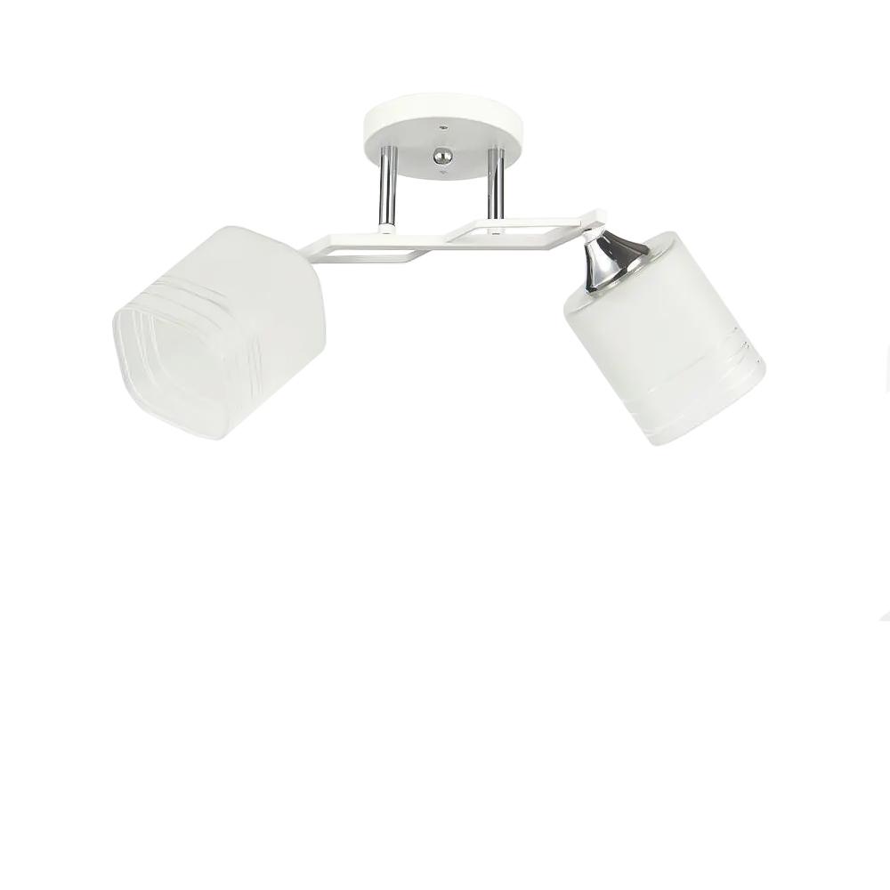 Люстра потолочная Light House SC-20087/2 WH/CR плафон белый 510х140х245 мм Белый/Хром