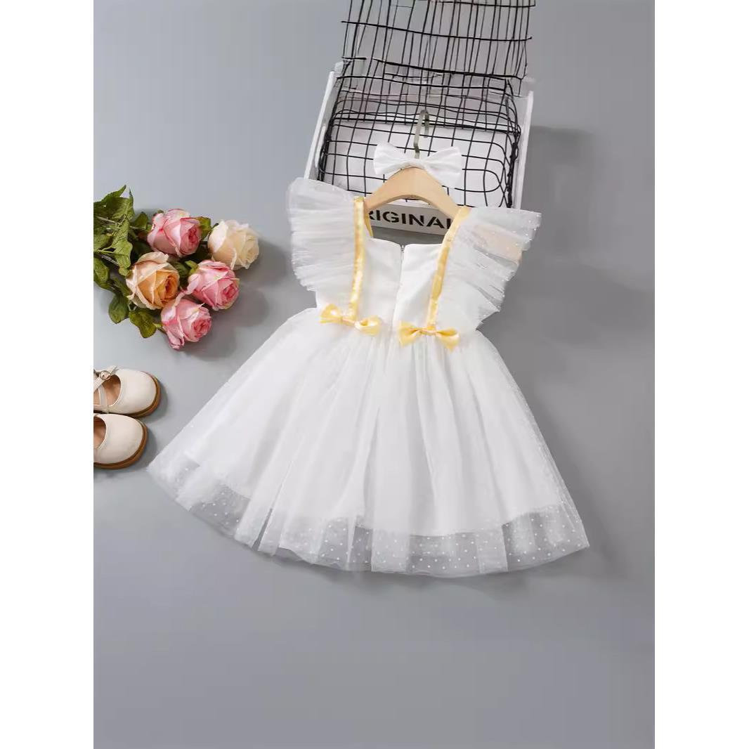 Сукня святкова пишна з фатіном Аманда на зріст 130 см Молочно-білий (11051010800)