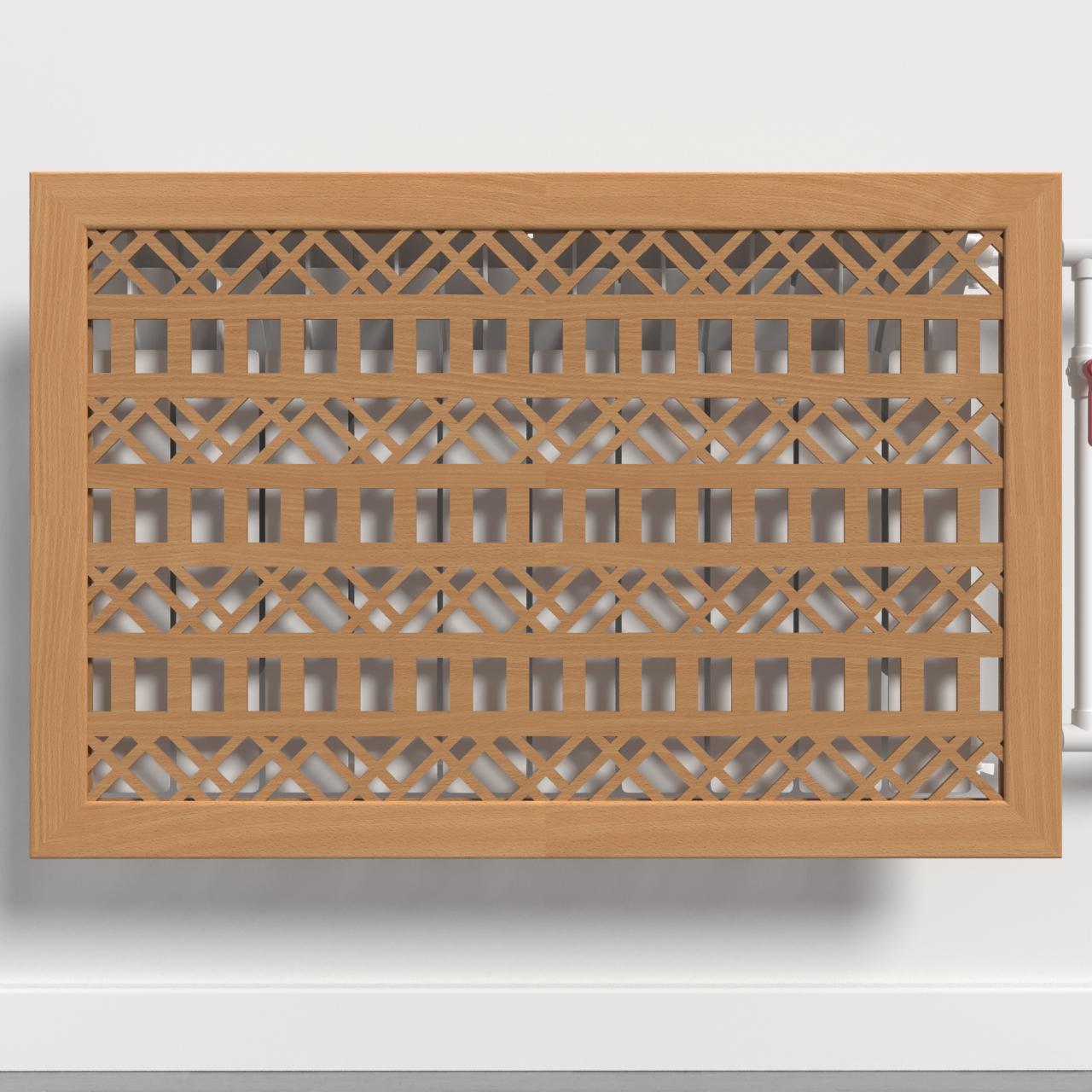 Решетка-экран на батарею SMARTWOOD 300 мм Бук Бавария (R20531105)