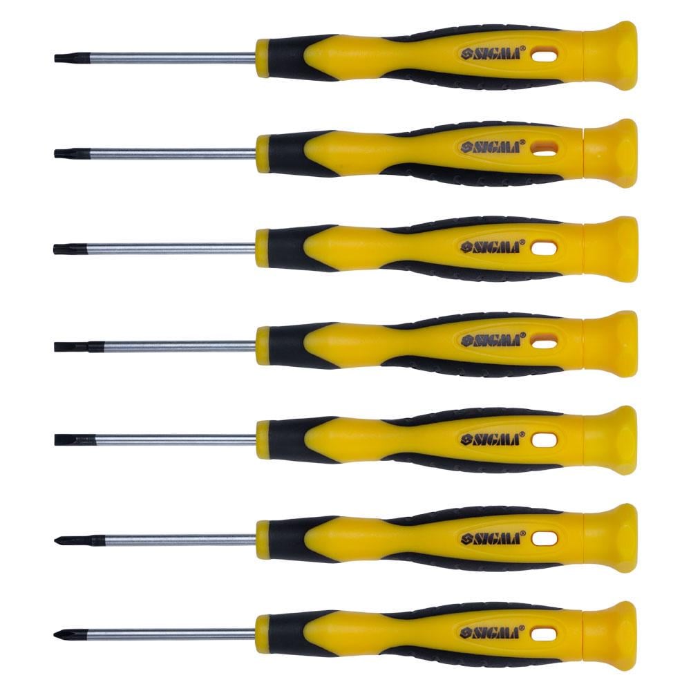 Набор отверток Sigma CrV 7 шт. в кейсе (4003211) - фото 4 Набор отверток Sigma CrV 7 шт. в кейсе (4003211) - фото 4