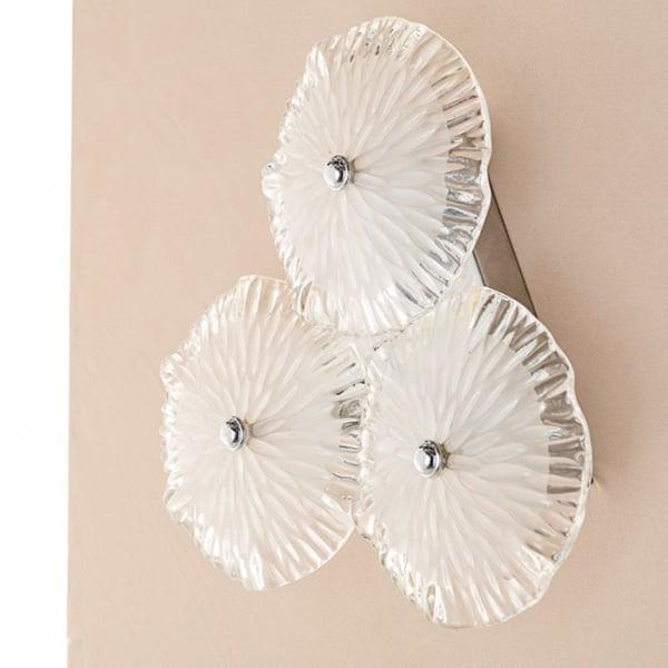 Бра Flora настінне на 3 лампи зі скляними плафонами (RL023)