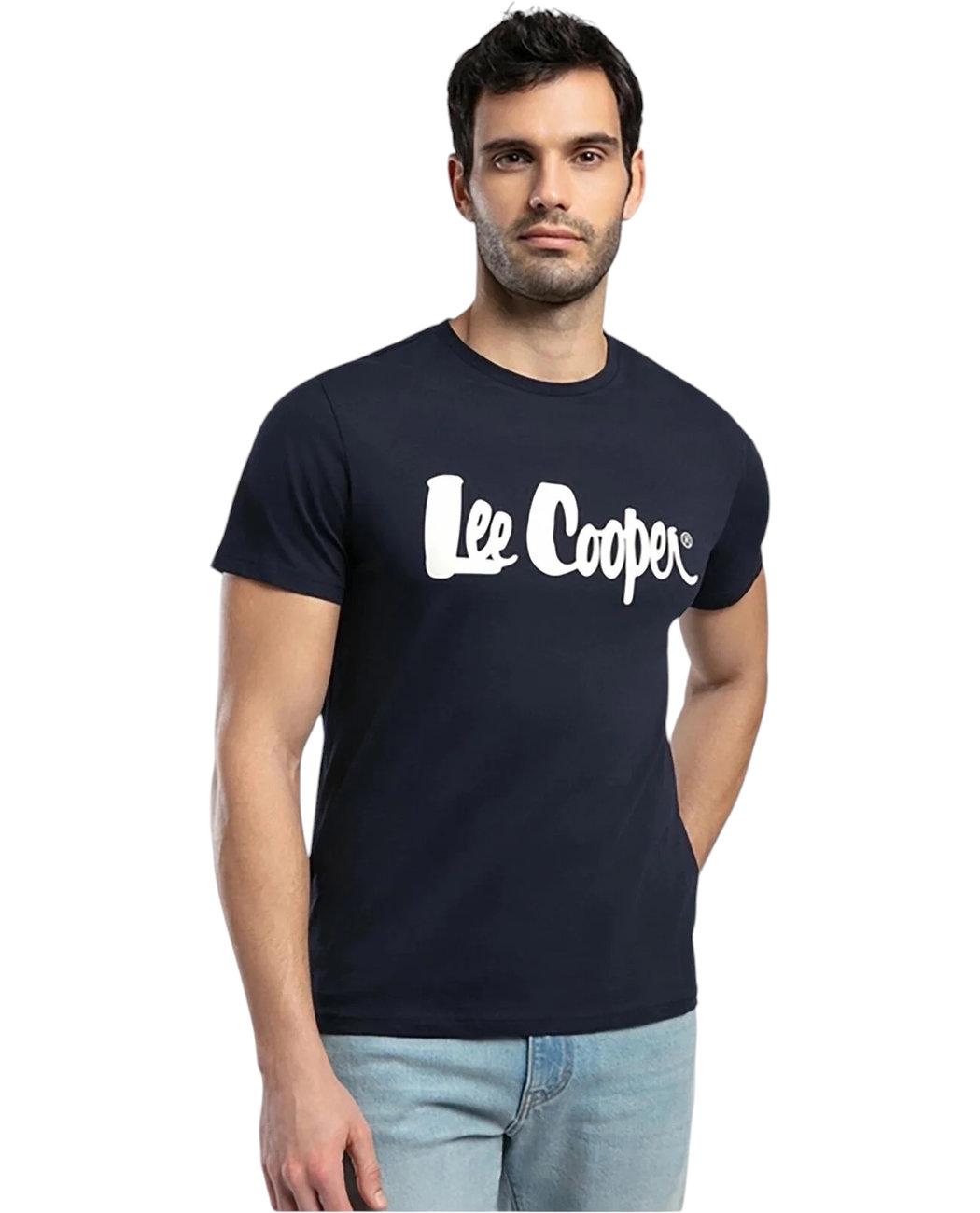 Футболка чоловіча Lee Cooper London 252LCM242001.2501 XL Темно-синій (8682272620296)