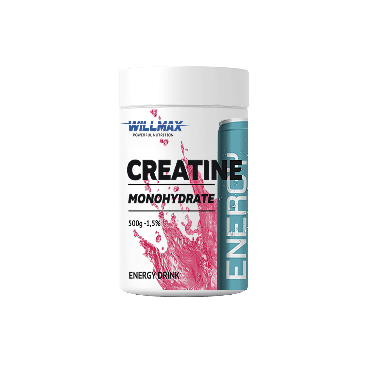 Креатин Creatine Monohydrate Willmax 500 г Энергетик (8118) - фото 1