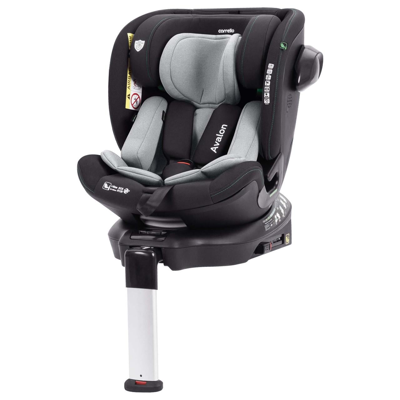 Автокресло Carrello Avalon CRL-8805 Sky Grey i-Size 40-150 см ISOFIX поворотная опорная стойка(1)