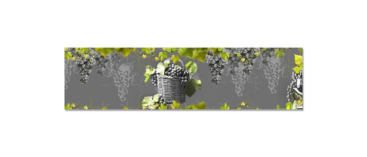Наклейка виниловая на кухню Zatarga Виноград Лоза 650х2500 мм (1294193519)