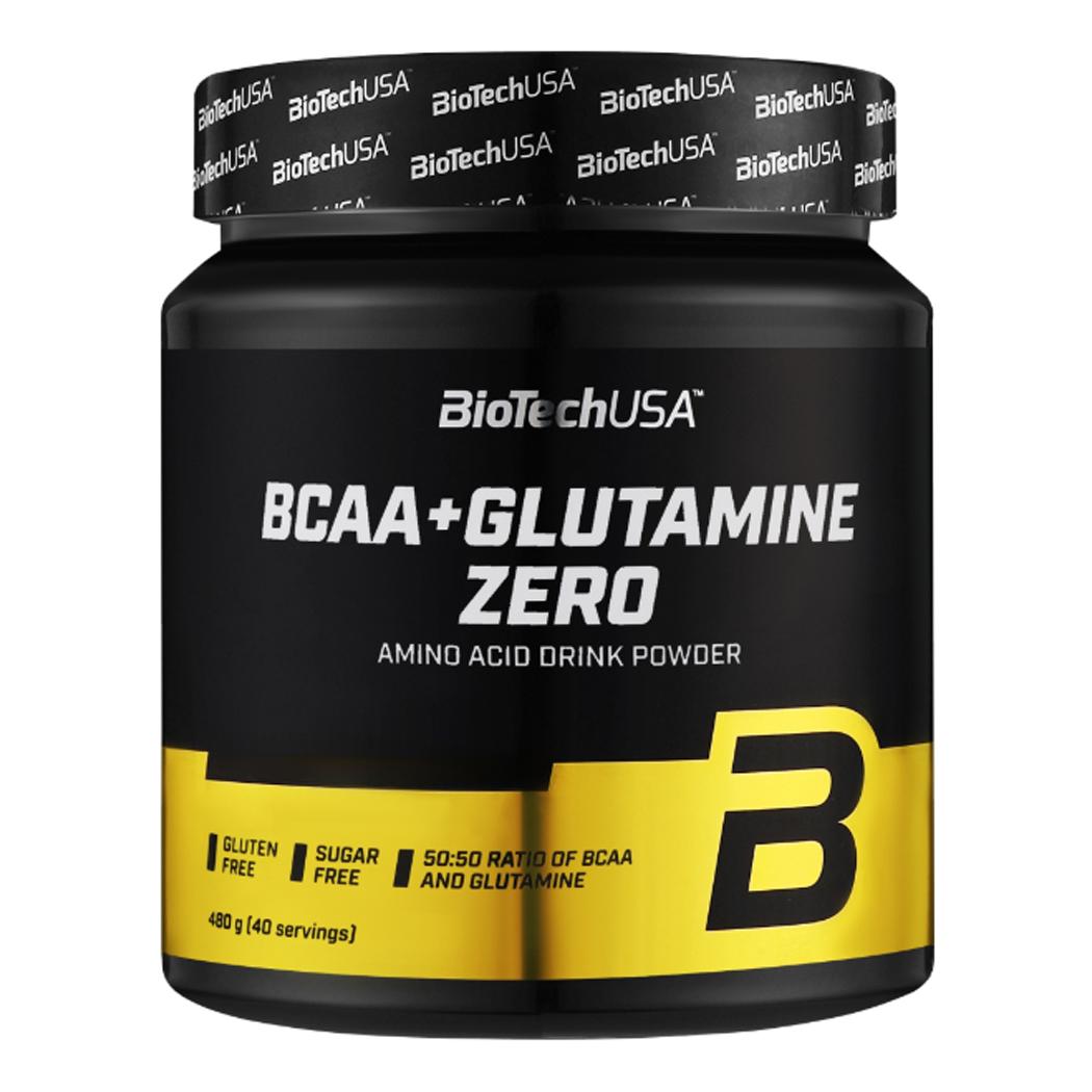 Аминокислота BioTech USA BCAA+ Glutamine Zero персиковый холодный чай 480 г (11110-02)
