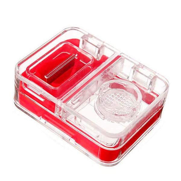 Органайзер для таблеток с измельчителем и контейнерами на 4 секции