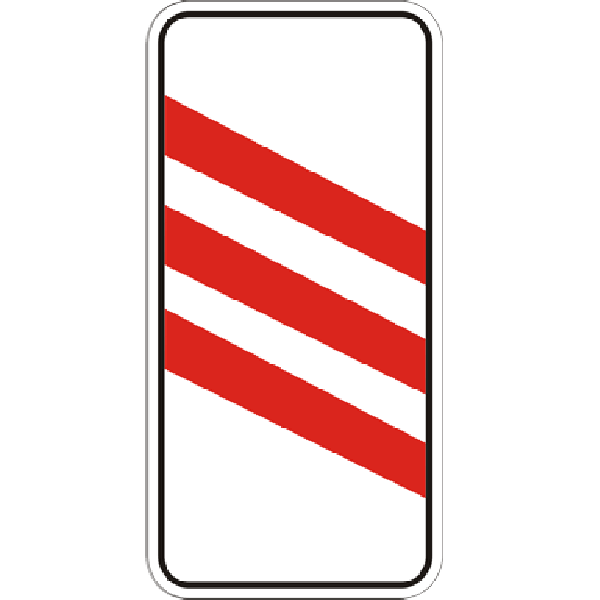 Дорожный знак прямоугольный Фабрика знаков 1.31.4 300х600 мм (504007-1)