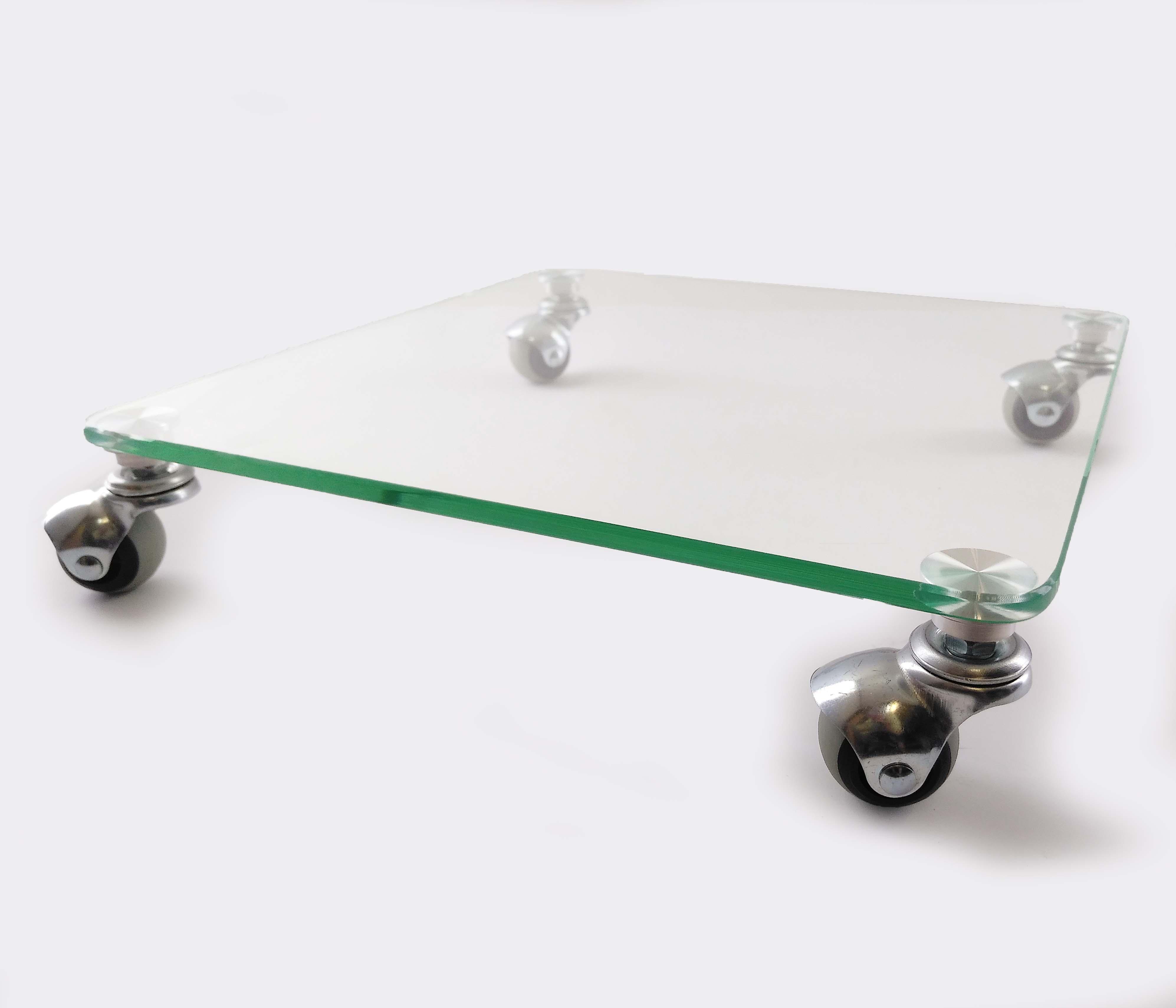 Підставка для квітів Commus ULTRA VI Kv35 c8-10rez скляна на прогумованих коліщатках 35х35 (230000041) - фото 4 Підставка для квітів Commus ULTRA VI Kv35 c8-10rez скляна на прогумованих коліщатках 35х35 (230000041) - фото 4