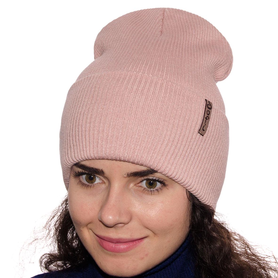 Шапка двойная Sofi SF20104 Пудровый Шапка двойная Sofi SF20104 Пудровый
