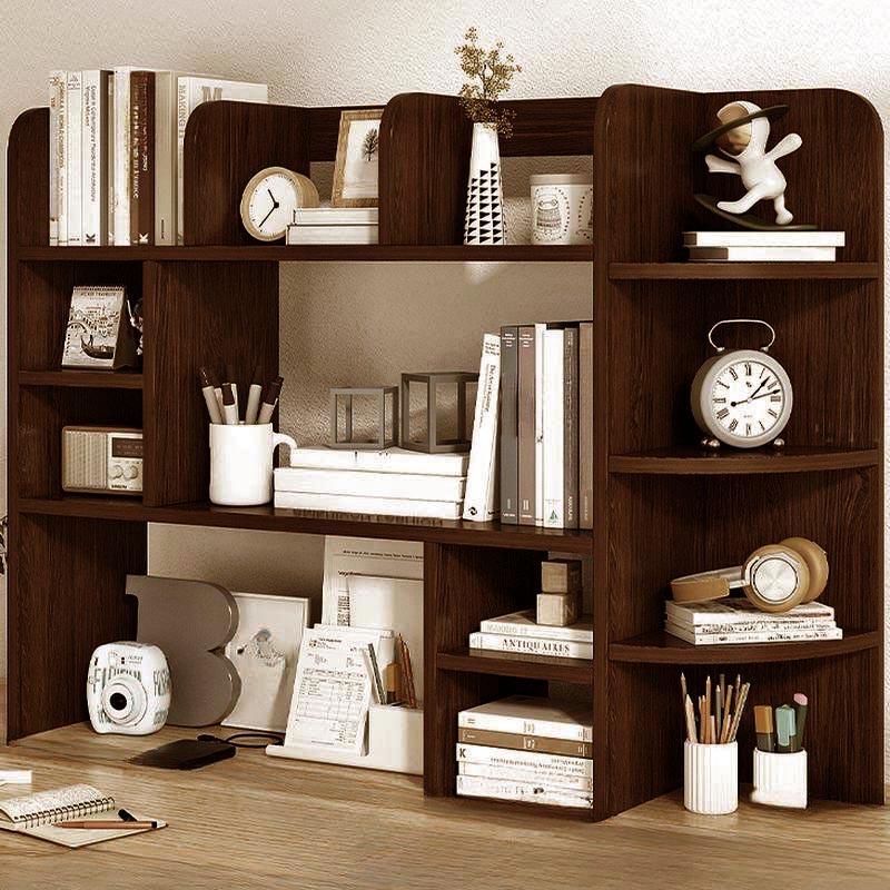 Полка-надстройка настольная из дерева Камелора терракот (АКД-019632)