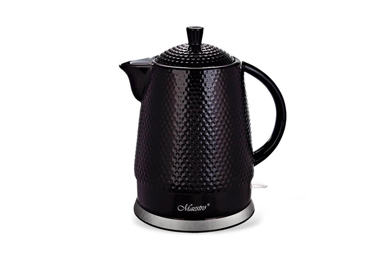 Електрочайник керамічний Maestro 1,5 л Чорний (MR-069-BLACK)