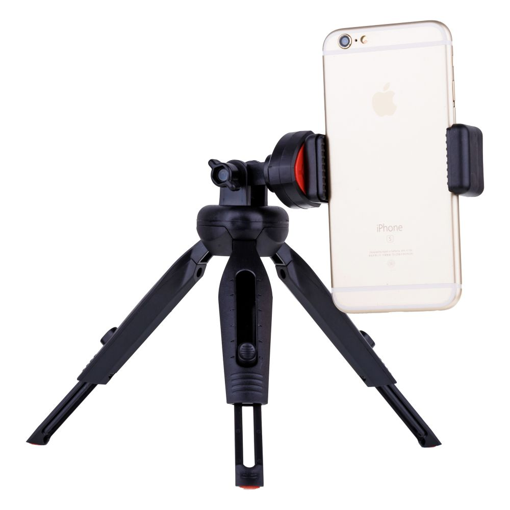 Штатив-трипод для телефона/камеры мини настольный Черный (Tripod-34) - фото 9