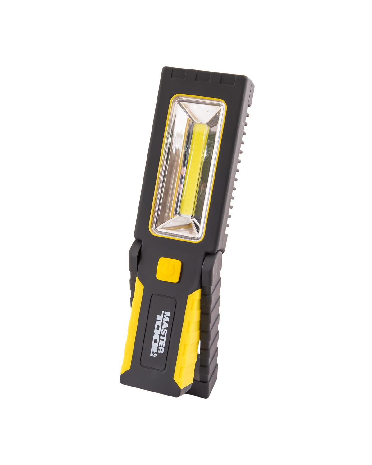 Ліхтар магнітний MasterTool тип LED Cob 3xAAA 220х54х28 мм (94-0808) - фото 2