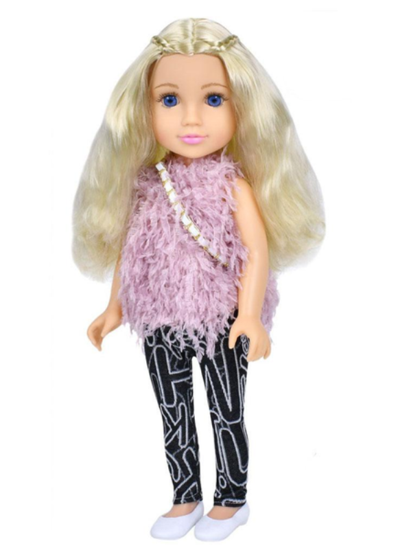 Лялька інтерактивна M 5934 Яринка українською з довгим волоссям блондинка 45 см (2698121395)