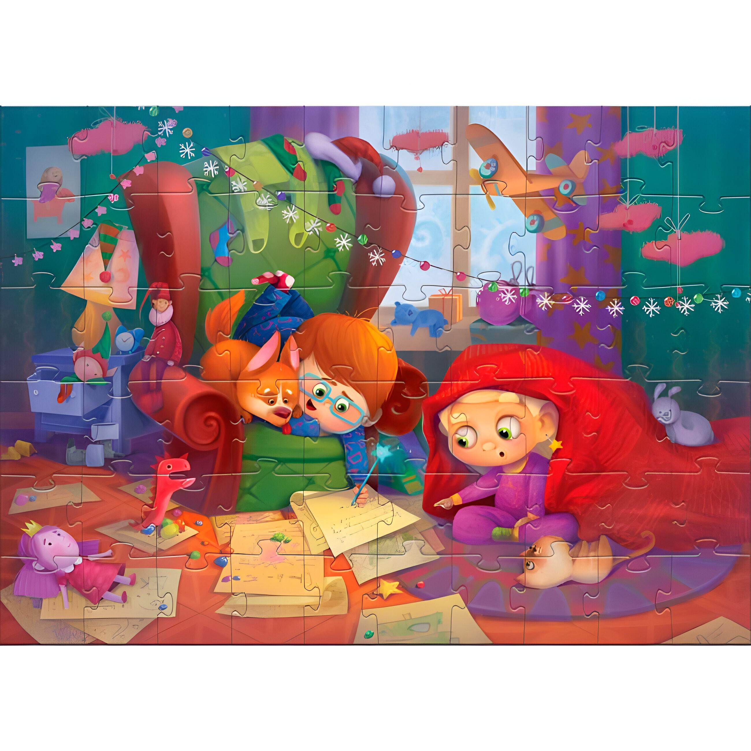 Пазл новорічний Dodo 300574 Лист до Санти 60 дет. (30600520) - фото 2 Пазл новорічний Dodo 300574 Лист до Санти 60 дет. (30600520) - фото 2