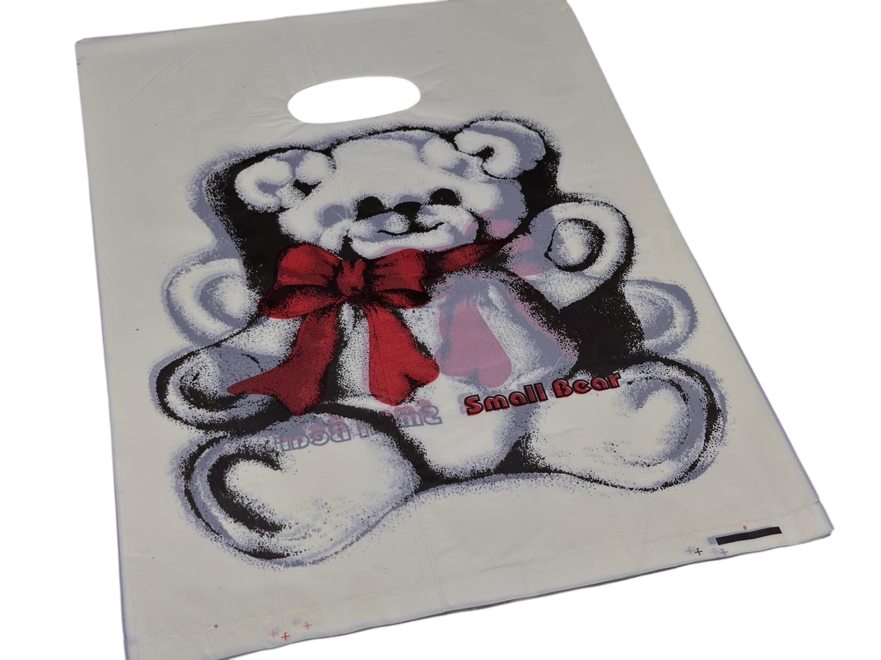 Пакет подарочный полиэтиленовый Small Bear с принтом 35х25 см Слоновая кость (BGN-216) Пакет подарочный полиэтиленовый Small Bear с принтом 35х25 см Слоновая кость (BGN-216)