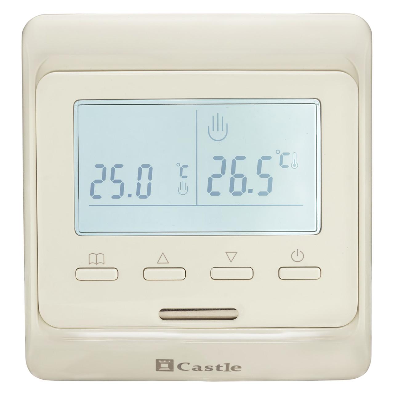 Терморегулятор програмований Castle M6.716 Слонова кістка - фото 2 Терморегулятор програмований Castle M6.716 Слонова кістка - фото 2