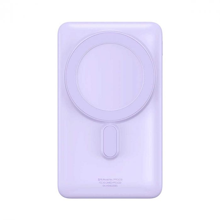 Повербанк BASEUS 10000 mAh Type-C 20W 3A PD/QC Purple (13968410) - фото 1 Повербанк BASEUS 10000 mAh Type-C 20W 3A PD/QC Purple (13968410) - фото 1