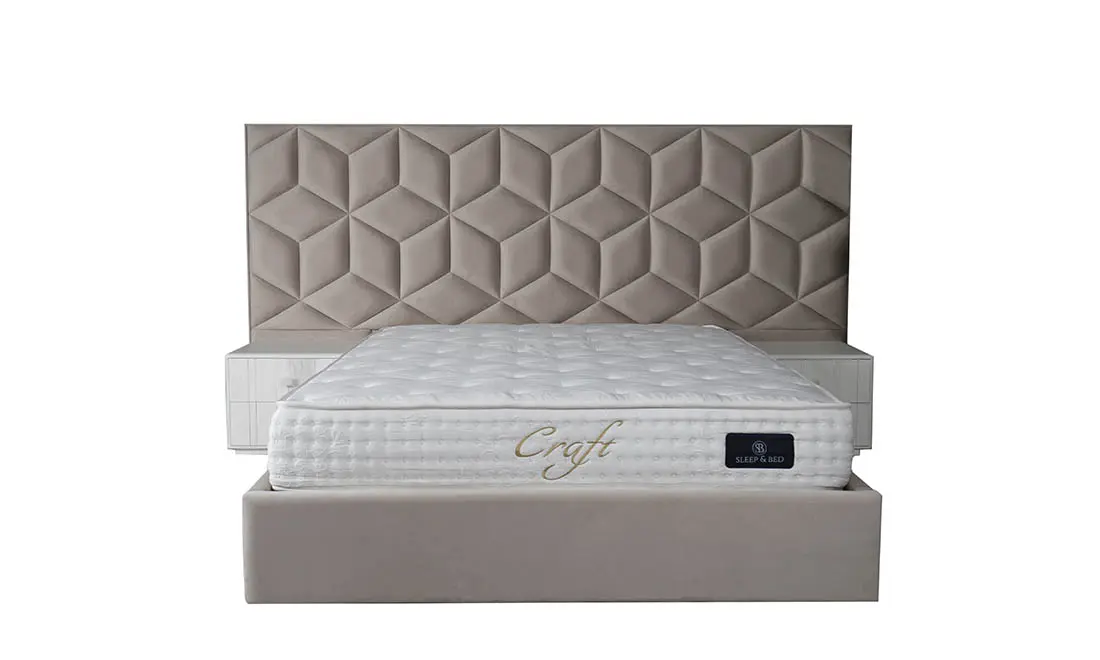 Ліжко Моніка 1,6 XL з підйомним механізмом 2900x2150x1500 мм Бежевий