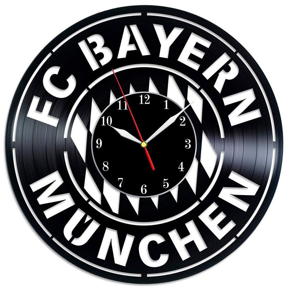 Часы настенные ФК Бавария 2146 из виниловой пластинки