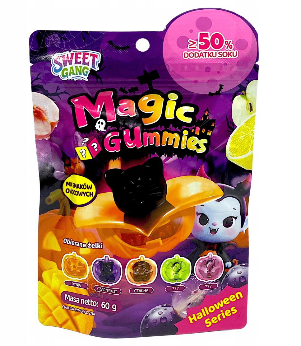 Цукерки желейні Sweet Gang Magic Gummies Halloween 60 г (2861430648)