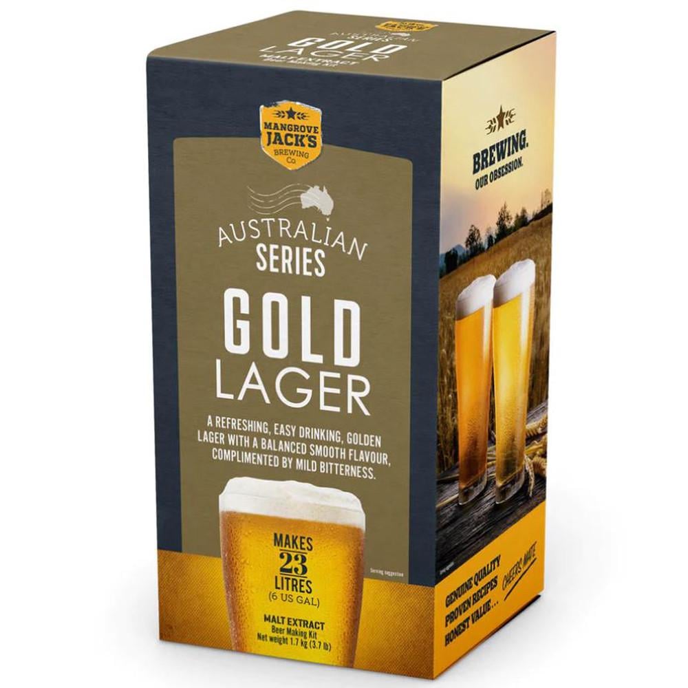 Екстракт пивний Mangrove Jacks Gold Lager на 23 л Екстракт пивний Mangrove Jacks Gold Lager на 23 л