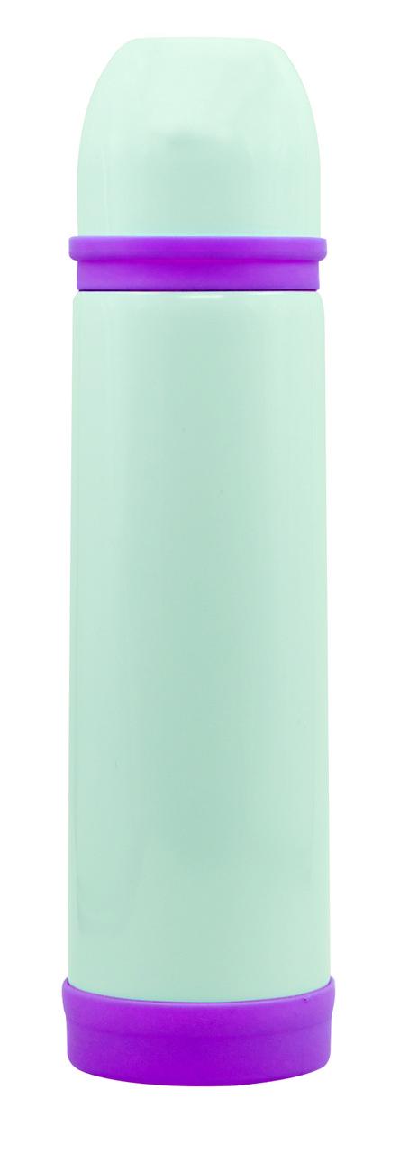 Термос питьевой Con Brio из нержавеющей стали 0,35 л Фиолетовый (CB-334)