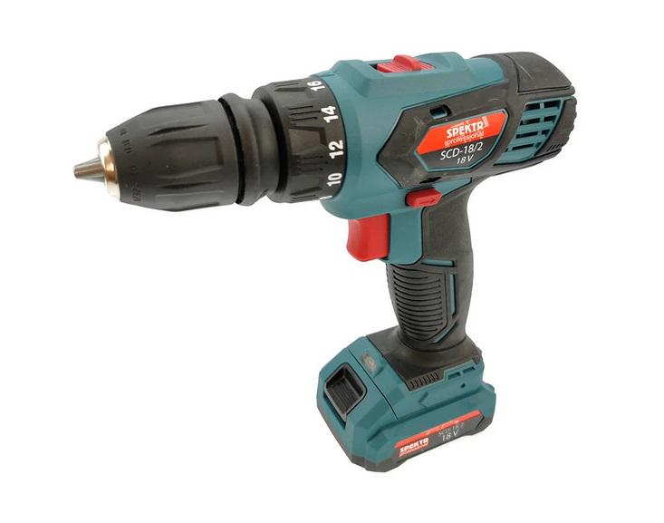 Аккумуляторный шуруповерт SPEKTR Professional SCD-18/2 (1240637144)