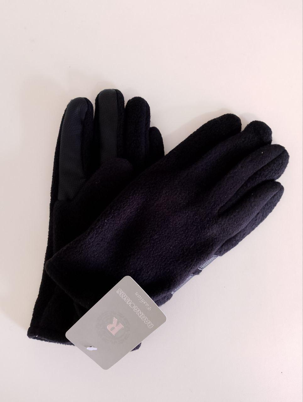 Перчатки сенсорные мужские спорт осень-зима экокожа/флис L Черный (42) - фото 5 Перчатки сенсорные мужские спорт осень-зима экокожа/флис L Черный (42) - фото 5