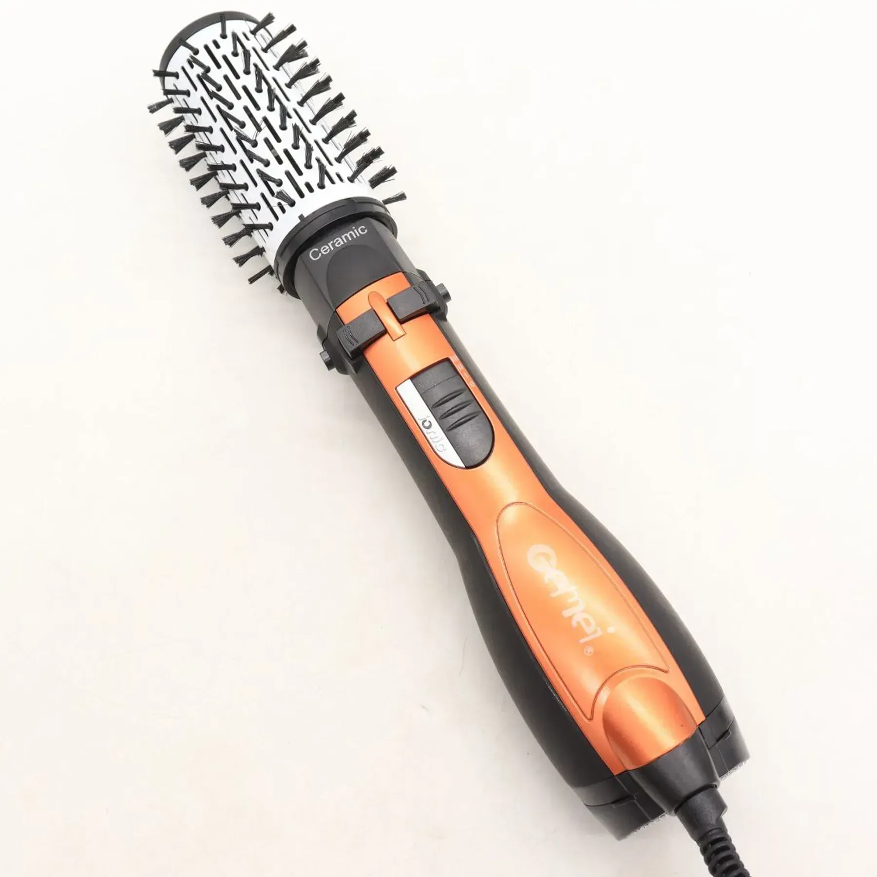 Фен щітка браш для укладання волосся, обертається 3в1 Gemei GM-4828 (L) - фото 4