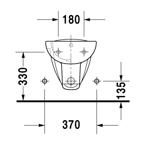 Біде Duravit D-Code (22571500002)